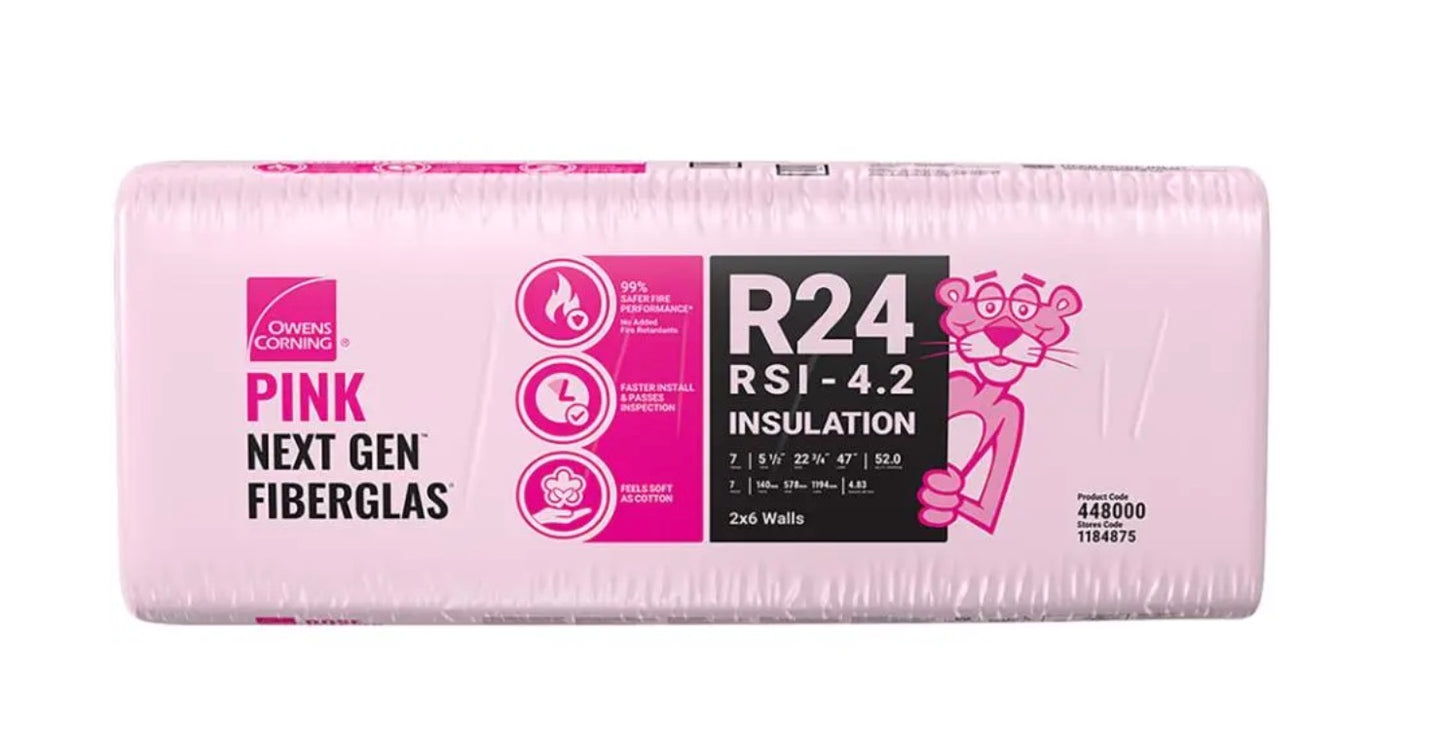 Owens Corning Next Gen R24 22.75" x 47"x 5.5" - 52 SqFt Bag
