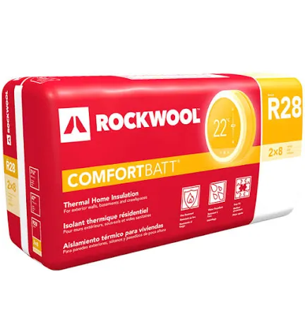 Rockwool Comfortbatt R28 24" - 30.7 SqFt