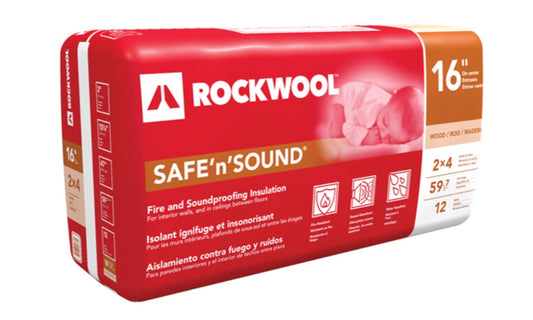 Rockwool Safe N Sound 16" - 59.73 SqFt